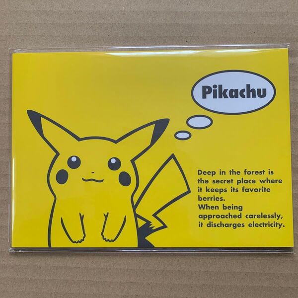 B6ヨコノート POKMON CENTER25thピカチュウ