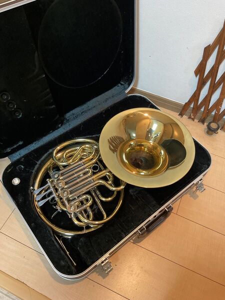 超美品!YAMAHA ヤマハ フルダブルホルン YHR-764(D) 即演奏可能 フレンチホルン