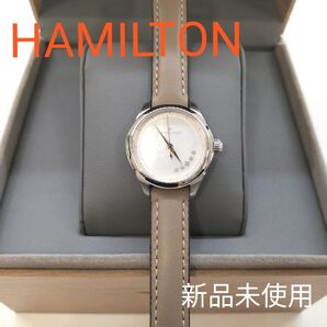【新品未使用24】ハミルトン正規品ジャズマスター H32111890 レディース ダイヤ入り