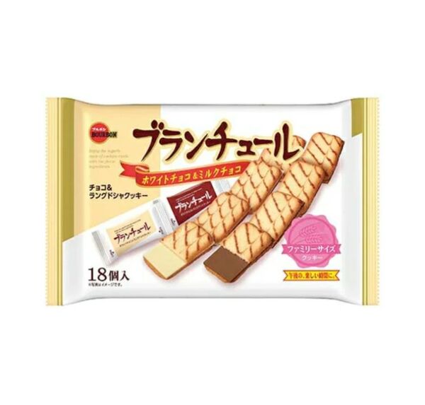 1袋 ブルボン ブランチュール ファミリーパック 18枚入 ホワイトチョコレート ラングドシャクッキー お菓子詰め合わせ