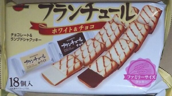 1袋 ブルボン ブランチュール ファミリーパック 18枚入 ホワイトチョコレート ラングドシャクッキー お菓子詰め合わせ