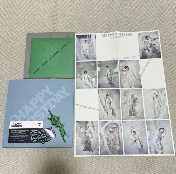 SEVENTEEN new myself アルバム 未再生 happy フォトブック QRコード 歌詞カード