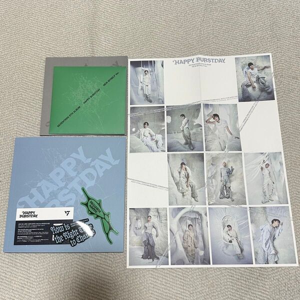 SEVENTEEN new myself アルバム 未再生 happy フォトブック QRコード 歌詞カード