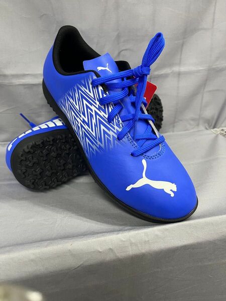 PUMAジュニアトレーニングシューズ タクトTTJR(青)23.5cm 定価4290円 106312-05 未使用品