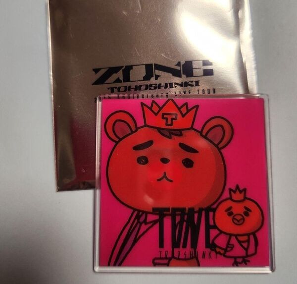 東方神起 ZONE TB & オッピ アクリルステッカー ◆TONE◆おまけ、レシートコピー