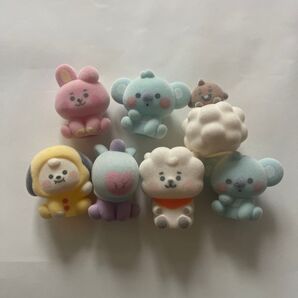 BTS 防弾少年団 BT21 公式 フロッキーフィギュアパペット 7点セット