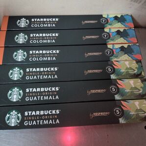 スターバックス ネスプレッソカプセル コロンビア&グアテマラ 6箱セット