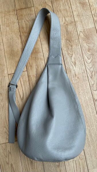 discord Yohji Yamamoto Y bodybag グレー ボディバッグ レザー