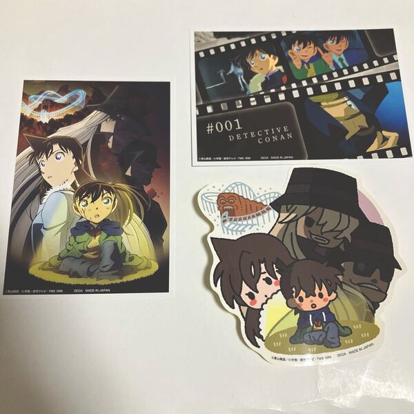 セガラッキーくじ 名探偵コナン メモリアルカットFILE.2 ブロマイド&ステッカー