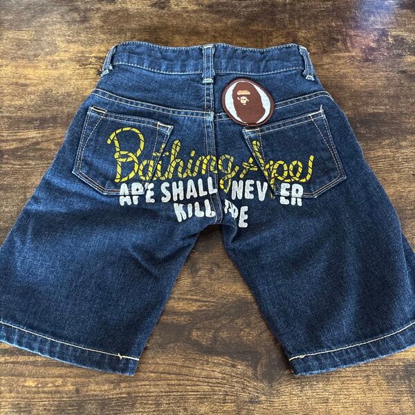 エイプ デニムハーフパンツ