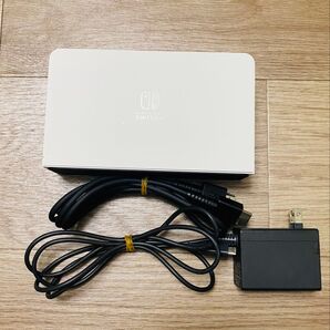 【準美品/送料無料】Nintendo Switch ニンテンドースイッチ ドックセット ホワイト 純正 最安値 値下不可