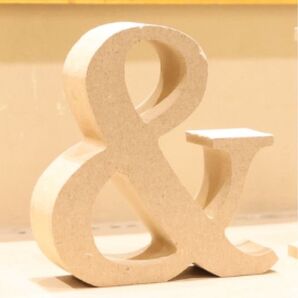 アンド記号 オブジェ 木製 インテリア ウェディング