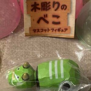会津限定木彫り赤べこ緑ベゴ未開封