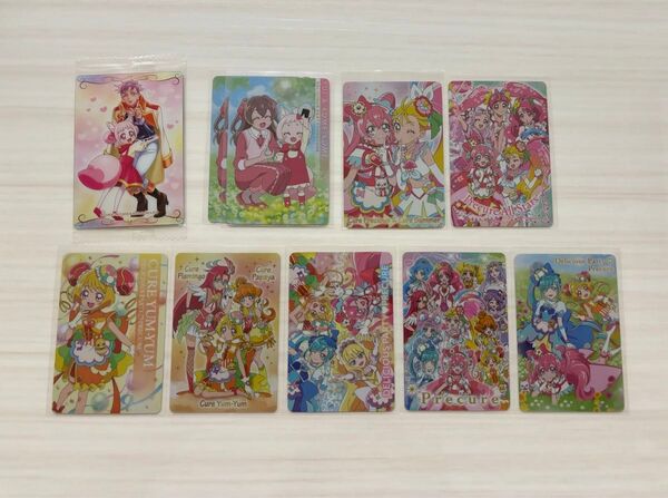 プリキュアウエハースカードグミカードセット