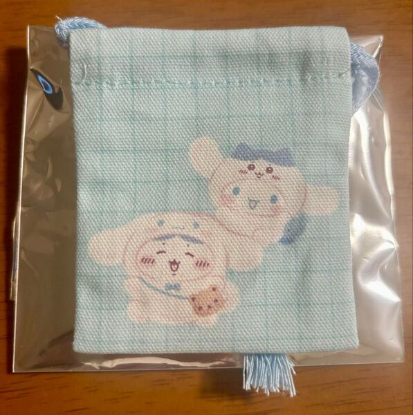 ちいかわ サンリオコラボ ハチワレ シナモロール ノベルティー ミニ 巾着