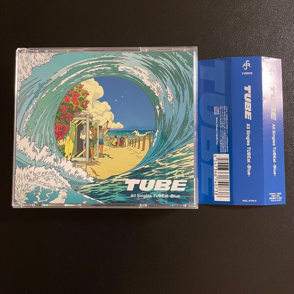 TUBE All Singles TUBEst -Blue- 3枚組CD 帯付き