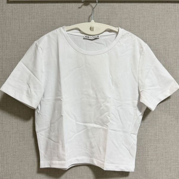 ZARA 半袖Tシャツ ホワイト Mサイズ シンプル