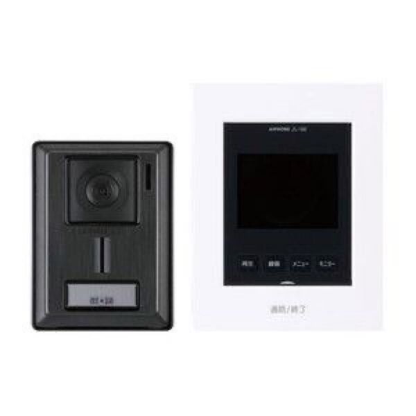 新品・未使用 アイホン テレビドアホンセット 録画機能付き カメラ付玄関子機・モニター付親機セット JS-12E 送料無料