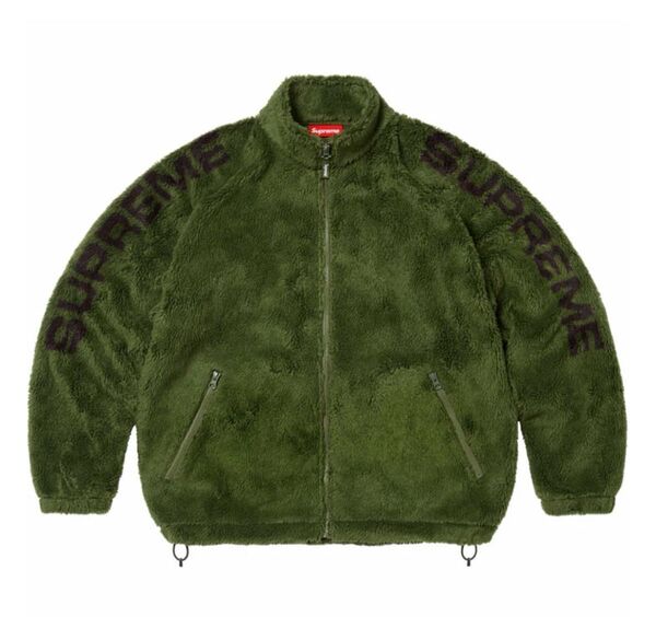 Shoulder Logo Fleece Jacket Mサイズ シュプリーム supreme