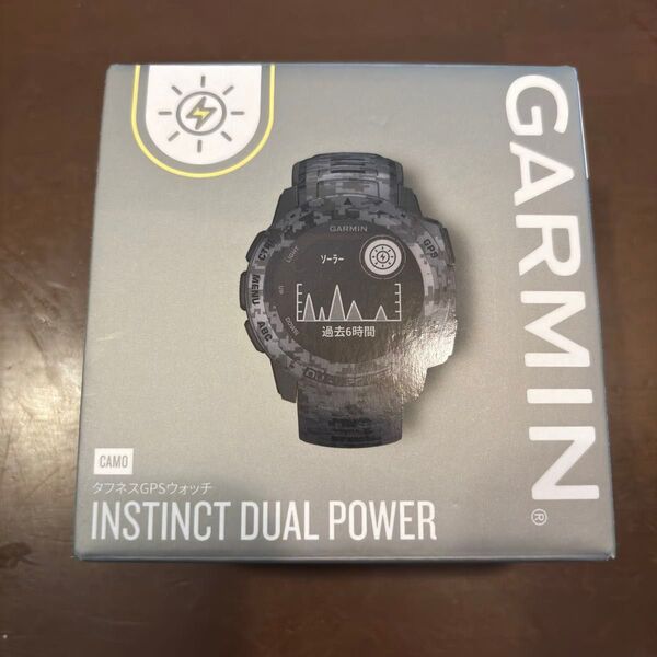 GARMIN Instinct Dual Power Camo Edition Graphite Camo スマートウォッチ