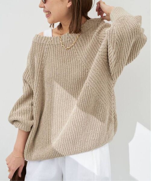 今季 最新 Deuxieme Classe 限定 追加 Lily Linen アゼ プルオーバー ドゥーズィエムクラス ニット