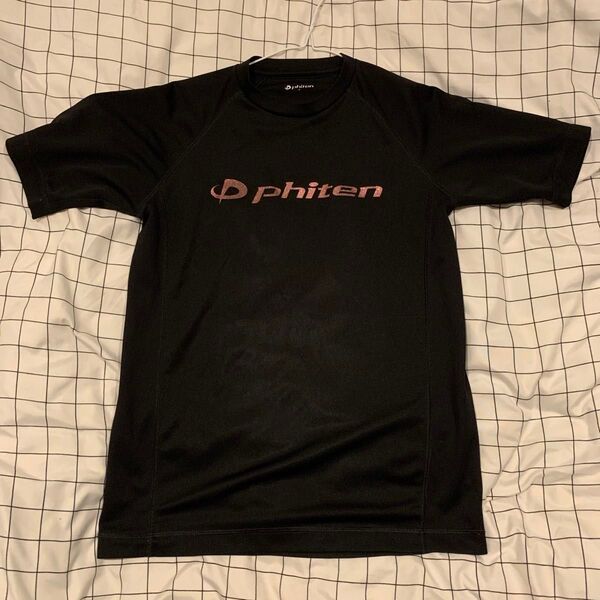 ファイテン Phiten Tシャツ スポーツ ブラック Sサイズ