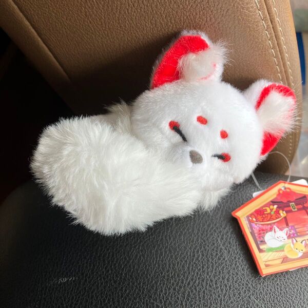 ちょコンとキツネ くるんとおねむ わたあめ ぬいぐるみ