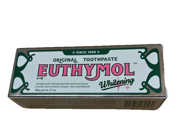 EUTHYMOL ユーシモール ホワイトニング 美白歯磨き粉 韓国歯磨き粉 106g