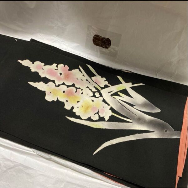 最終値下げ◇付け下げ 訪問着 き黒 着物 レトロ