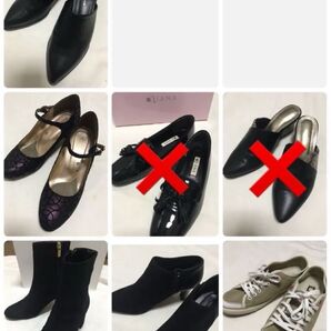 ★プロフ必読★レディース靴セット まとめ売り ミュール ブーツ スニーカー パンプス サボ 22.5 351/2