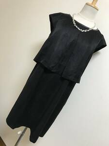  beautiful goods * Vicky unusual material do King One-piece * black S*6209