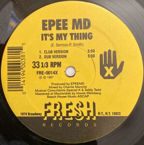 EPEE MD It's My Thing You're A Customer EPMD De La Soul Gang Starr DJ Premier Pete Rock Keith Murray Big Daddy Kane KRS-One Nas