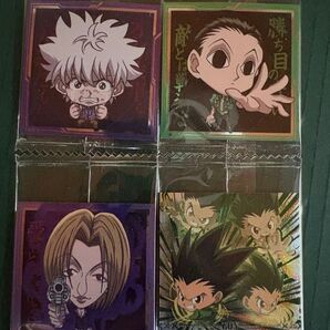 HUNTER×HUNTER ハンターハンター ウエハース カード 4枚セット