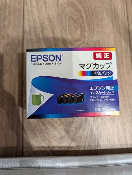 EPSON 純正 インクカートリッジ マグカップ 4色パック MUG-4CL