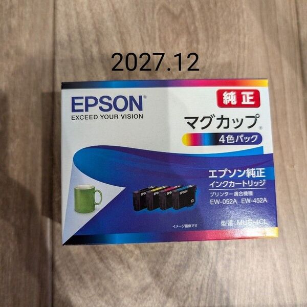 EPSON 純正 インクカートリッジ マグカップ 4色パック MUG-4CL