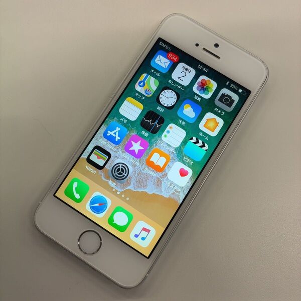 【iOS 11.4】 Apple iPhone 5s 16GBモデル A1453 シルバー docomo版