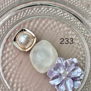 再販233 ミニヘアクリップ ハンドメイド ヘアアクセサリー フラワー パープル パール