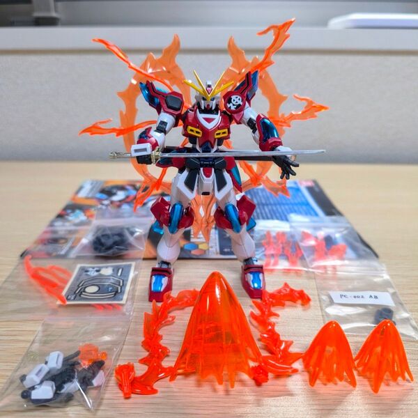 【素組みガンプラ完成品】HGBF1/144 カミキバーニングガンダム