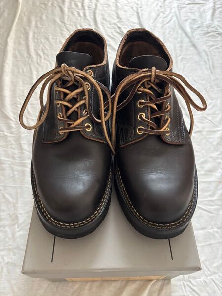 未使用 viberg 145oldoxford UK7.5 クロムエクセルブラック ヴァイバーグ オックスフォード