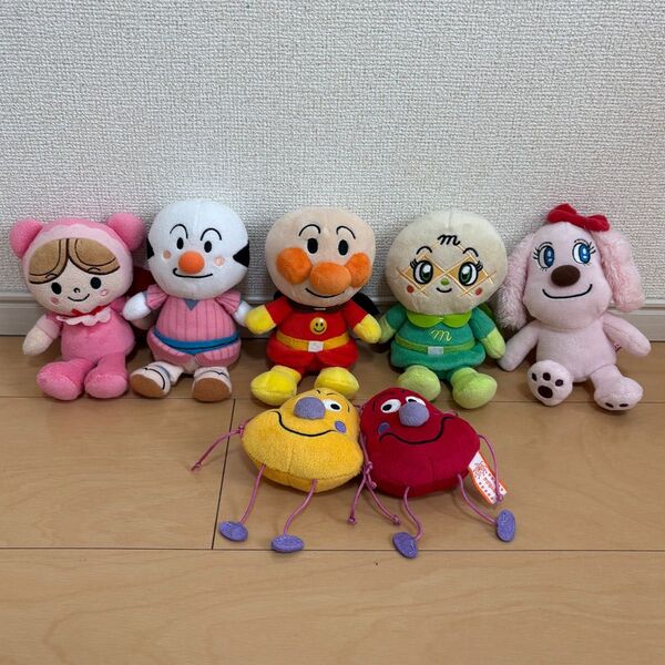 アンパンマン ぬいぐるみ 9点セット ぷりちぃビーンズ
