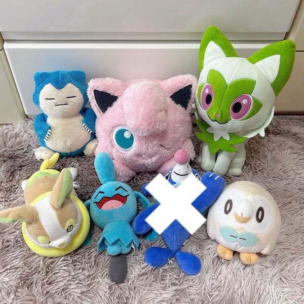 ポケットモンスター ポケモン ぬいぐるみ まとめ売り 6点セット