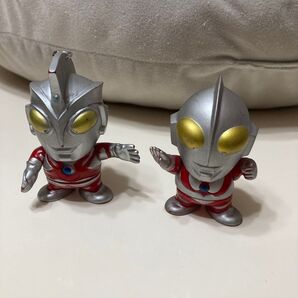 当時ものウルトラマン とエースのソフビ2体セット