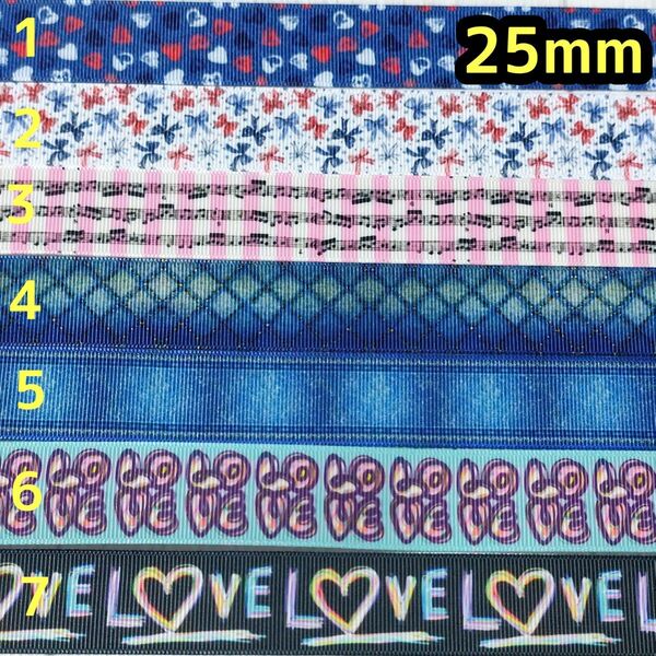 グログランリボン 25mm リボン 切り売り ハンドメイド