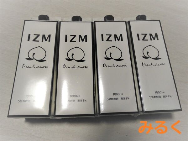IZM ピーチテイスト4本 酵素ドリンク