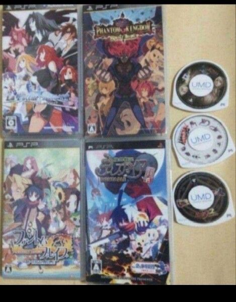 日本一ソフトウェア7本セットPSP ディスガイア ラ・ピュセル プリニー ファントムブレイブ キングダム