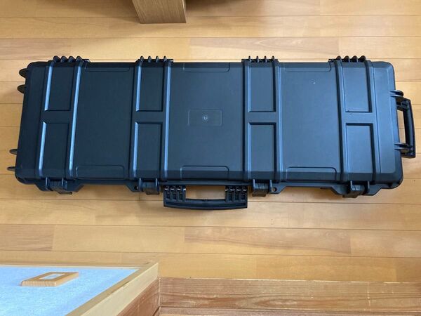 MILITARY-BASE ハイプロテクション ワイドライフル ハードガンケース 35L/101cm BK キャスターコロ付き