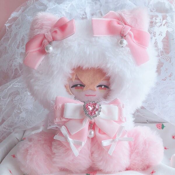 10cmぬい服 にじぱぺっと おすわりぬい服 裏地付き