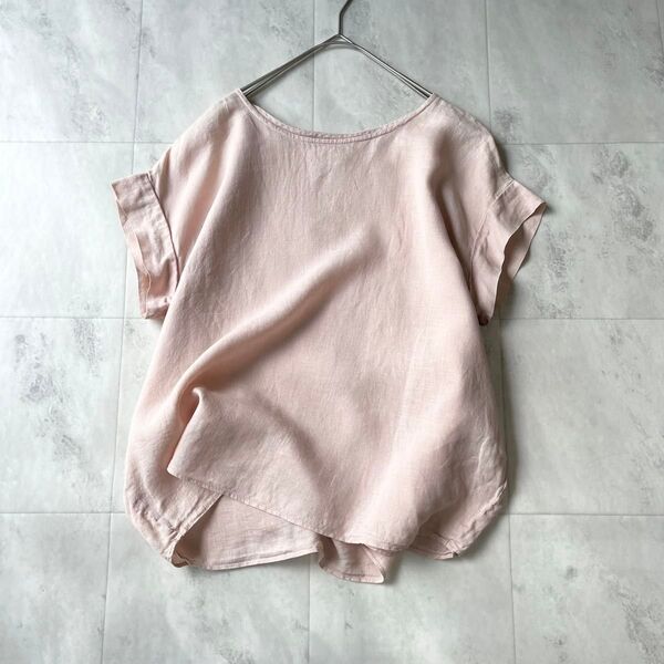 【美品】URBAN RESEARCH DOORS リネンバッククロスブラウス