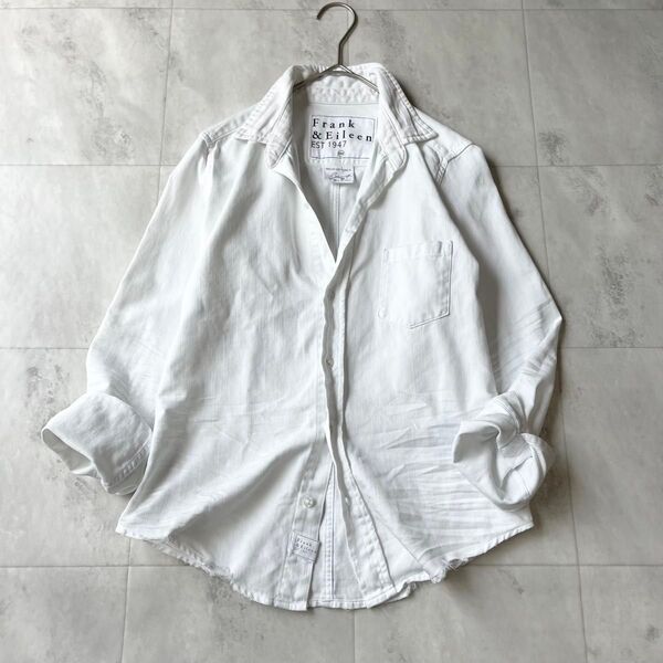 【美品】Frank&Eileen ストーンウォッシュ ホワイトカラーデニム M相当