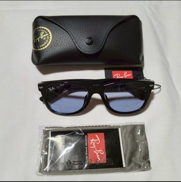 レイバン Ray-Ban サングラス WAYFARER ウェイファーラー イタリア製 55サイズ ブルーレンズ